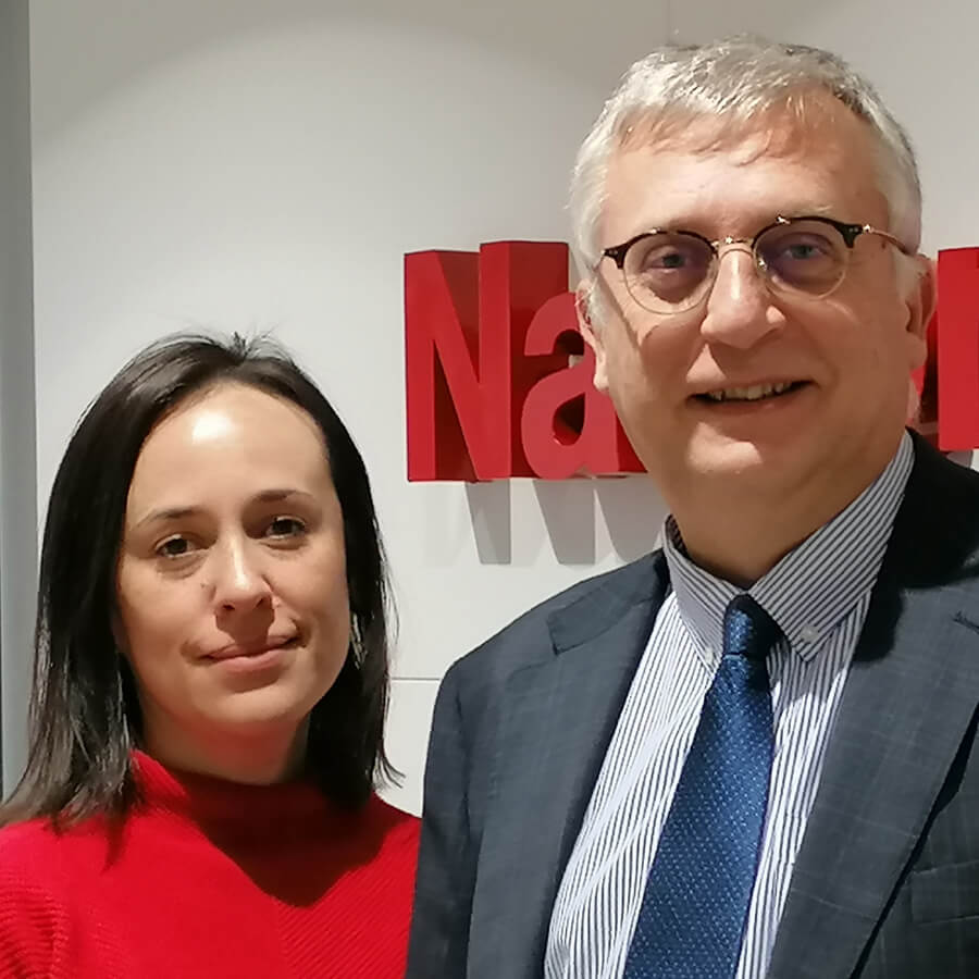 Miguel Ángel Mora y Natalia Rojas, Nacional de Reaseguros