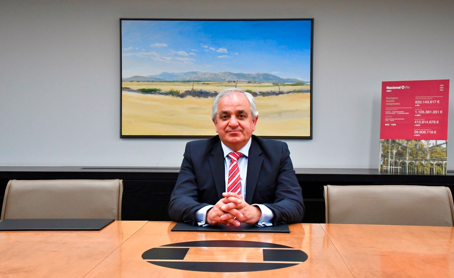 Pedro Herrera, Nacional de Reaseguros